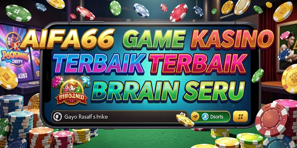 Screenshot utama gameplay AIFA66 dengan suasana kasino yang menarik.