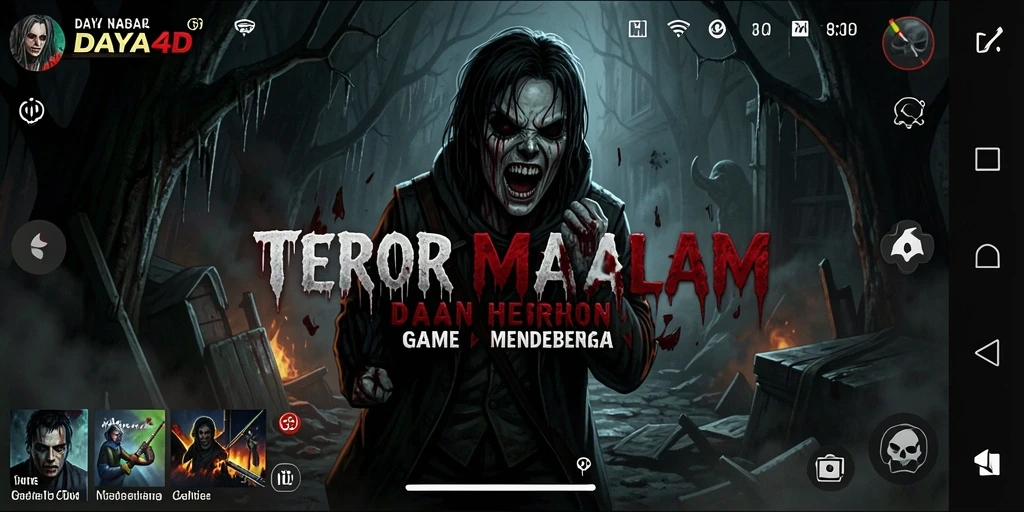 Screenshot menampilkan momen menegangkan dalam gameplay DAYA4D.