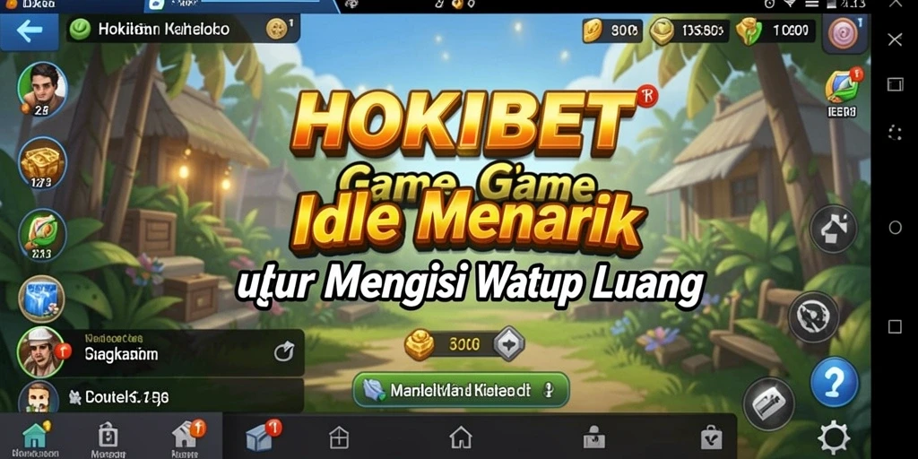 Screenshot HOKIBET menampilkan gameplay santai dengan elemen Idle yang menarik.