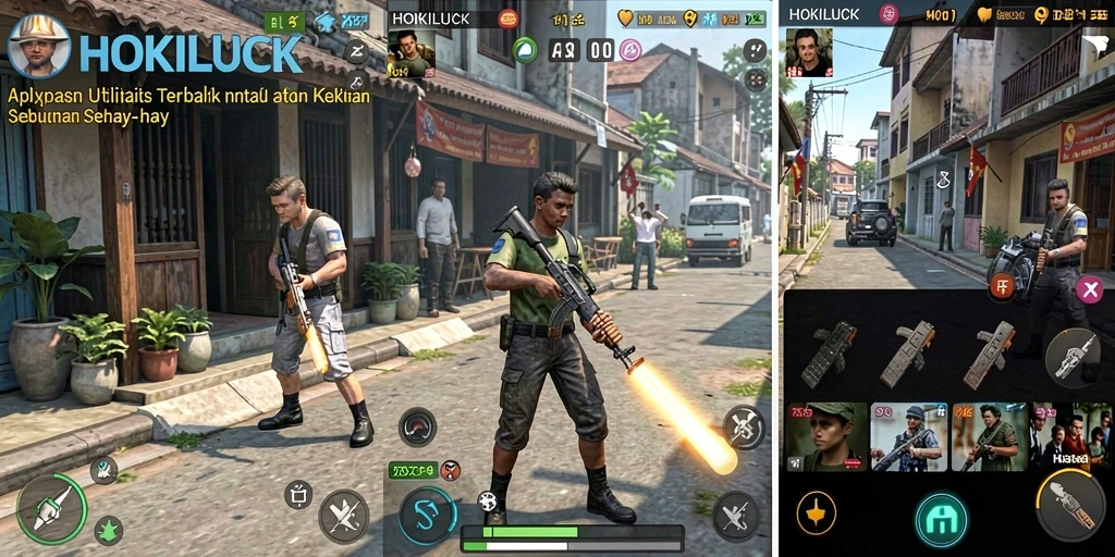 Screenshot utama HOKILUCK menampilkan antarmuka pengguna yang bersih dan fungsional.