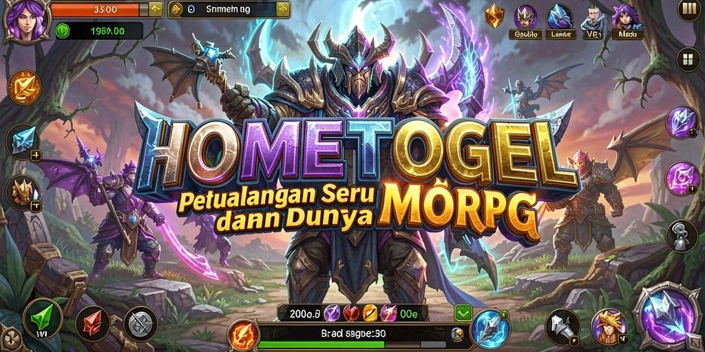 Gameplay menarik HOMETOGEL dengan petualangan seru dan pertempuran mendebarkan.