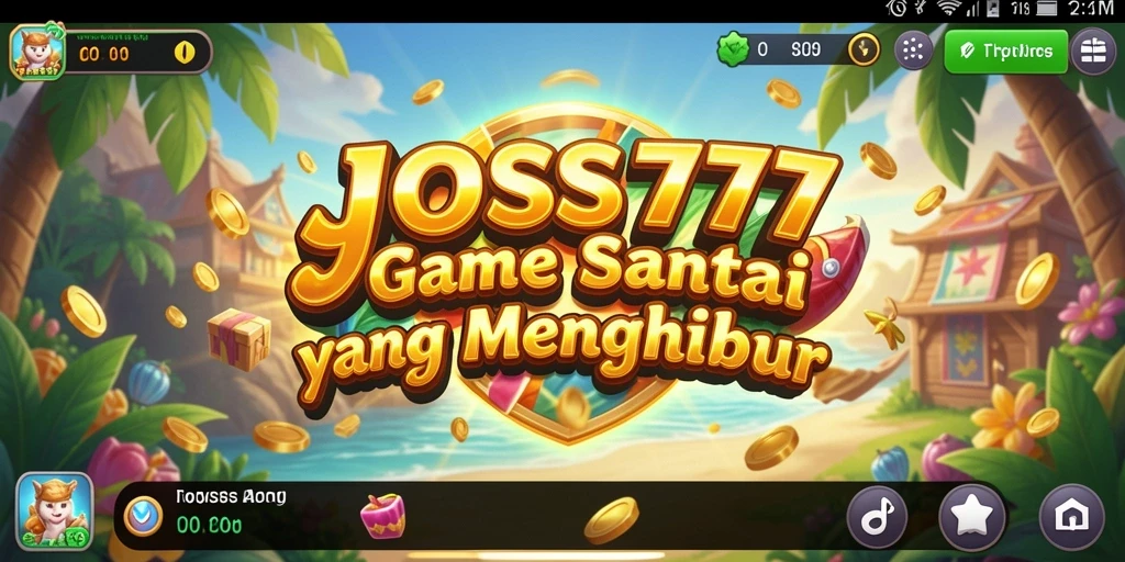 Tampilan gameplay JOSS777 yang seru dan menghibur.