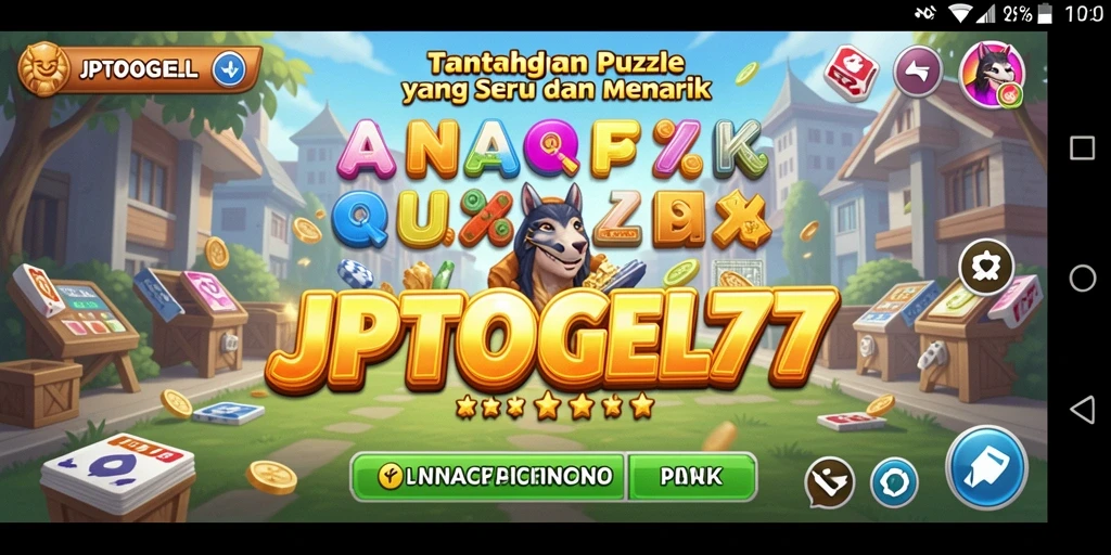 Tampilan gameplay menantang dari JPTOGEL77 dengan tingkat kesulitan yang bervariasi.