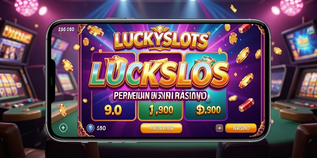 Tampilan menarik dari gameplay LUCKYSLOTS yang mendebarkan.
