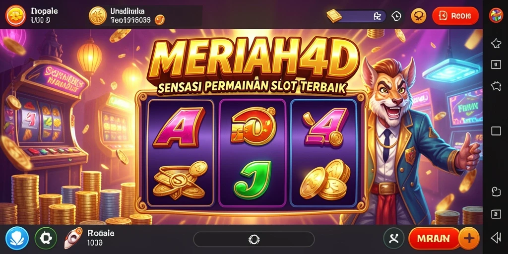 Screenshot gameplay MERIAH4D menampilkan slot yang seru dan dinamis.