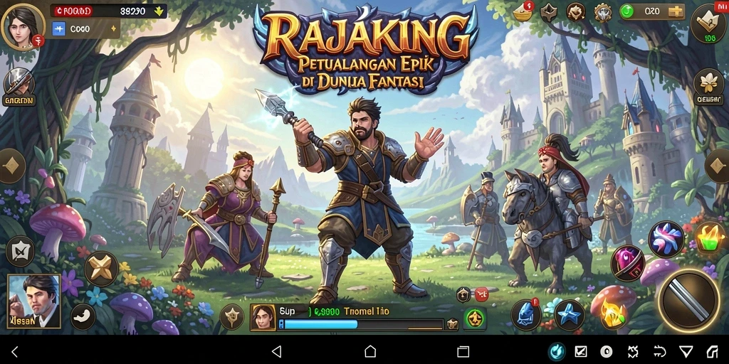 Tampilan gameplay RPG yang memikat dengan aksi seru.
