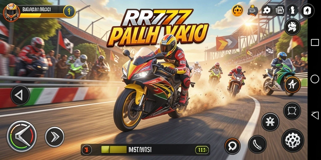 Gameplay seru dengan grafik balapan motor yang memukau.