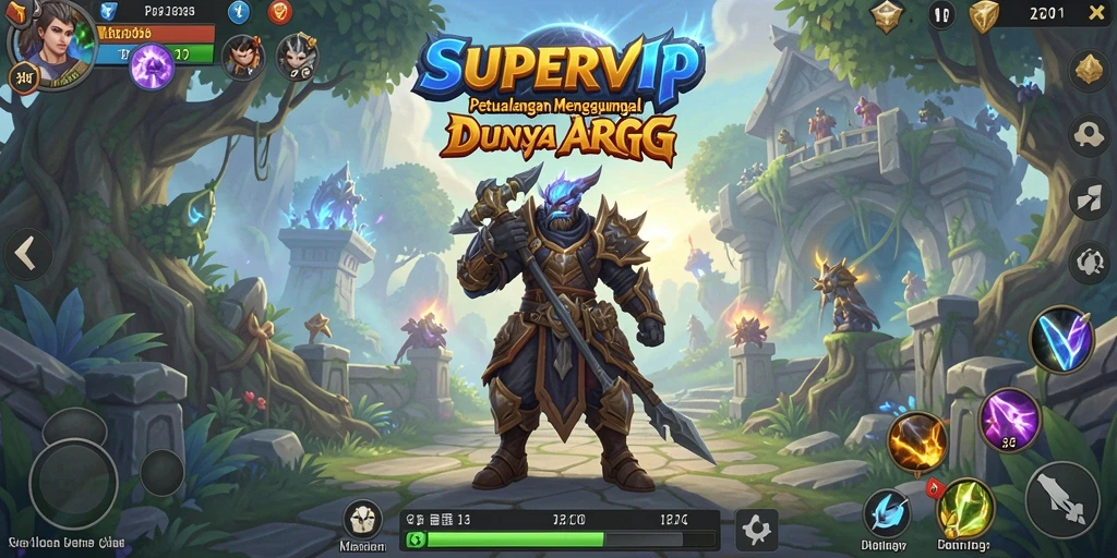 Gameplay SUPERVIP menampilkan aksi yang mendebarkan dalam dunia ARPG.