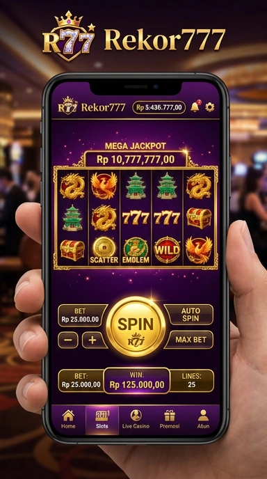 Tampilan antarmuka rekor777 yang sederhana dan mudah dinavigasi.